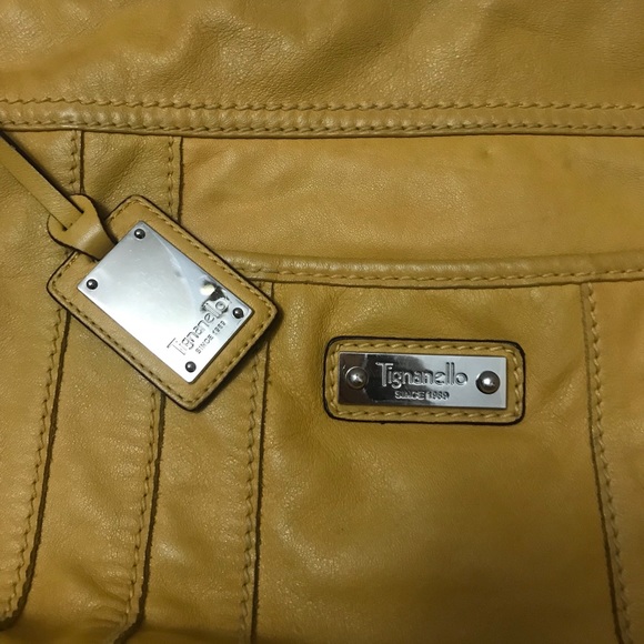 🚫SOLD🚫Tignanello Golden Yellow Adjustable Crossbody - Picture 5 of 8